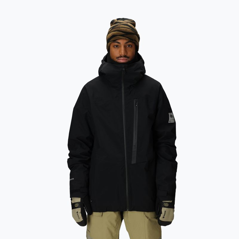 Men's snowboard jacket 686 Gore-Tex GT Thermagraph black