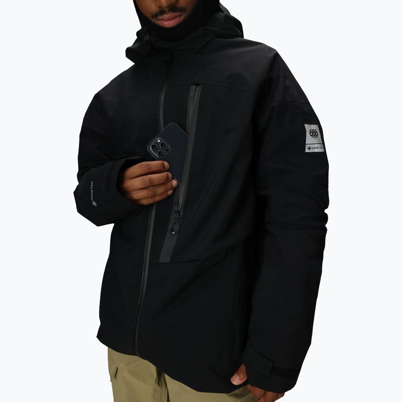 Men's snowboard jacket 686 Gore-Tex GT Thermagraph black 6