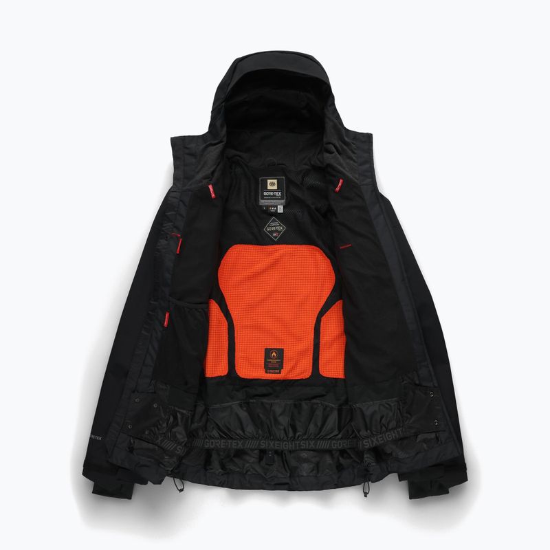 Men's snowboard jacket 686 Gore-Tex GT Thermagraph black 8