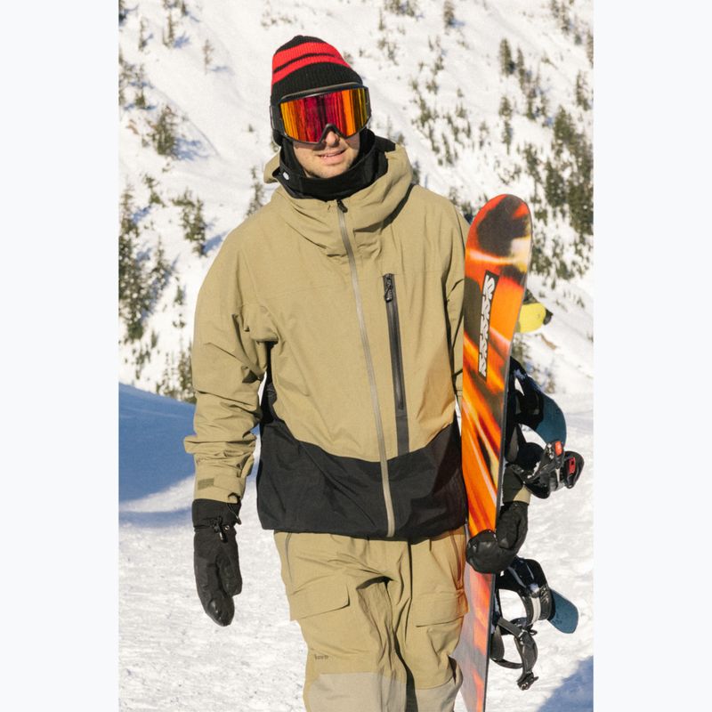 Men's snowboard jacket 686 Gore-Tex GT Thermagraph sage colorblock 10