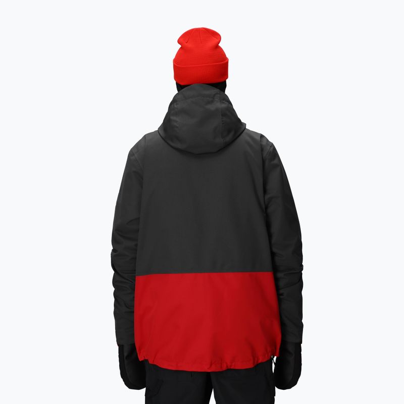 Men's snowboard jacket 686 Smarty 3IN1 Form charcoal colorblock 5