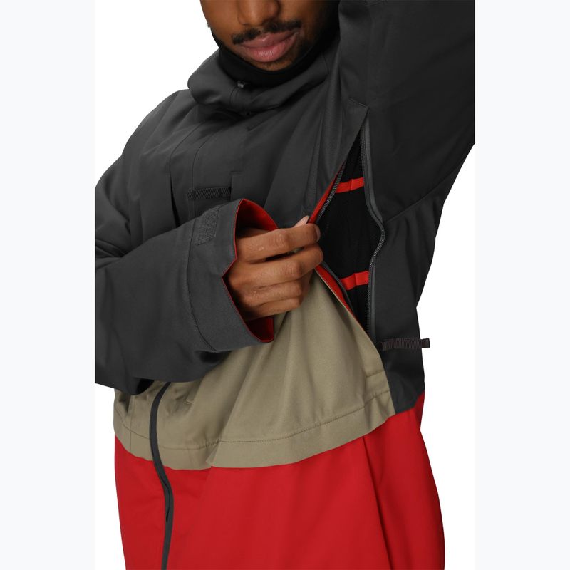 Men's snowboard jacket 686 Smarty 3IN1 Form charcoal colorblock 9