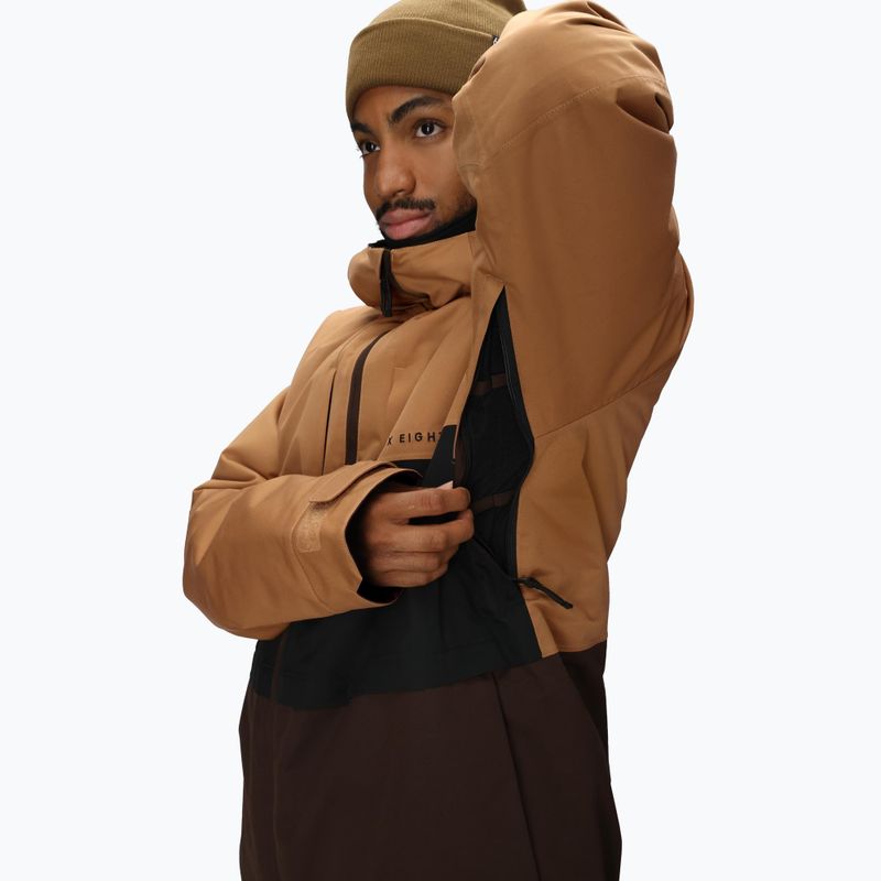 Men's snowboard jacket 686 Smarty 3IN1 Form caramel colorblock 9