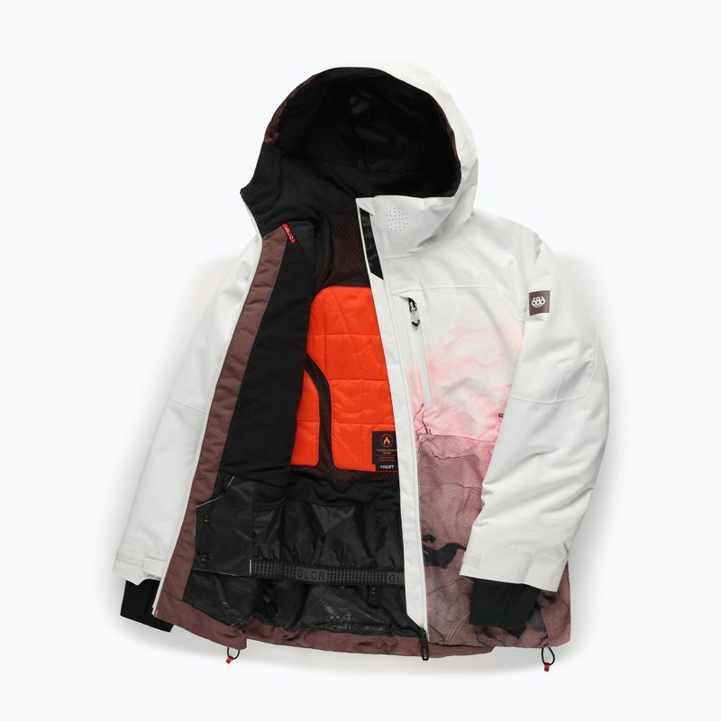 Women's snowboard jacket 686 Hydra Thermagraph peppercorn cloudbreak 8