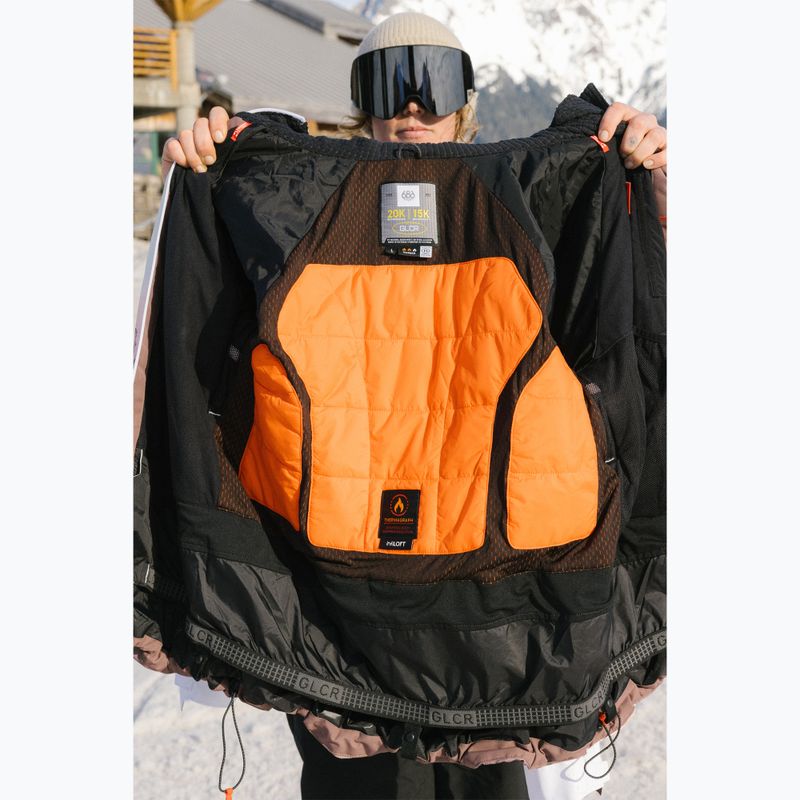Women's snowboard jacket 686 Hydra Thermagraph peppercorn cloudbreak 11