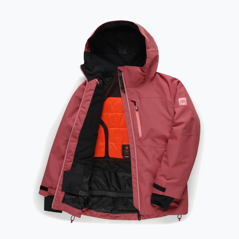 Women's snowboard jacket 686 Hydra Thermagraph rosewood 8