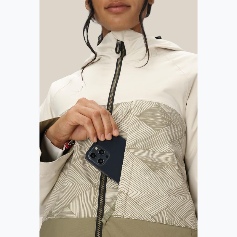 Women's snowboard jacket 686 Athena Insulated limestone colorblock 7