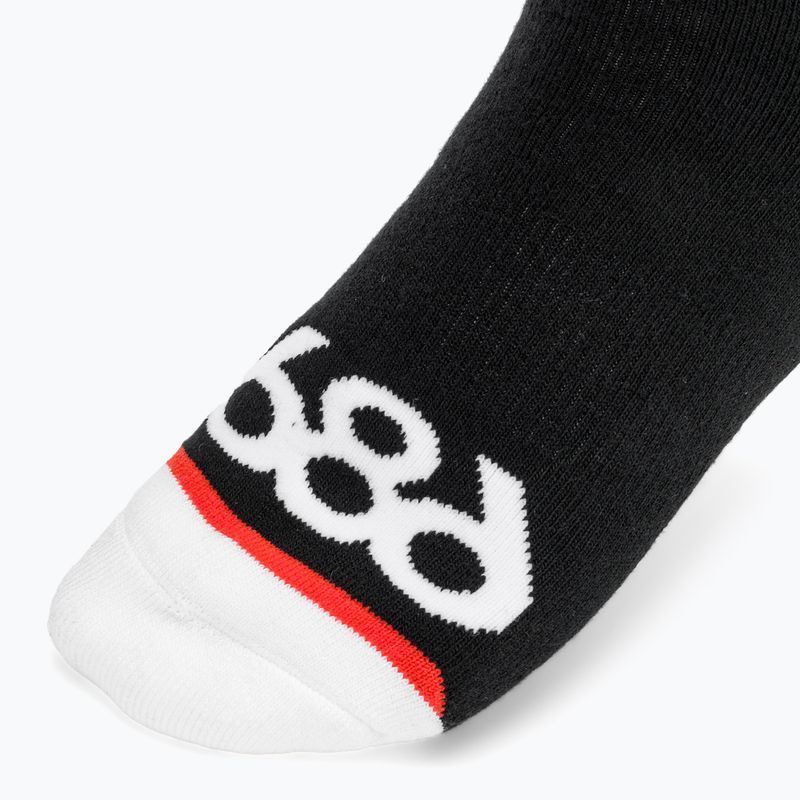 Men's snowboard socks 686 NASA 2 pairs black/red/white 5