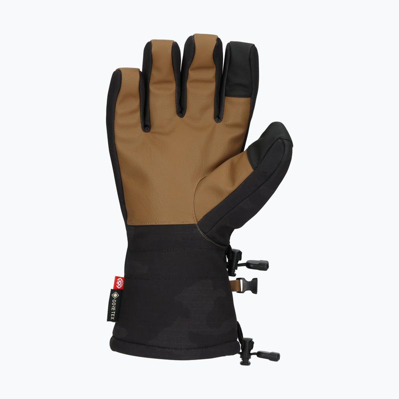 Men's snowboard gloves 686 Gore-Tex Linear black camo 3