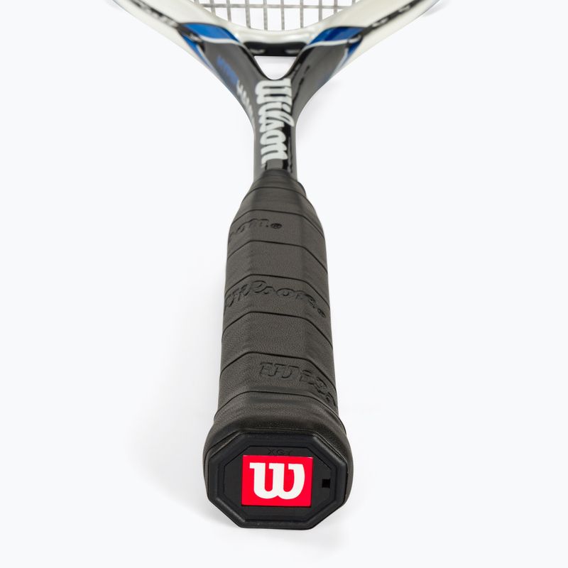 Wilson Hyper Hammer 120 blue/white squash racket 3