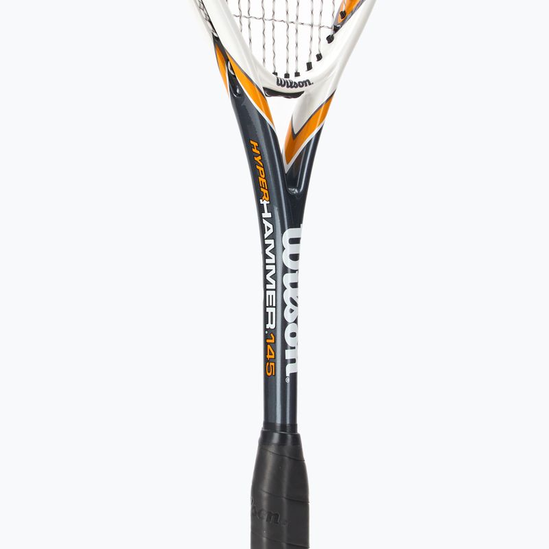 Wilson Hyper Hammer 145 orange/grey squash racket 4