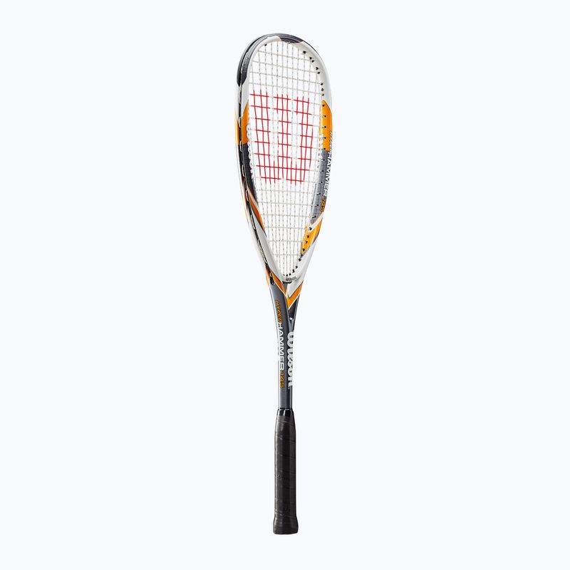 Wilson Hyper Hammer 145 orange/grey squash racket 7