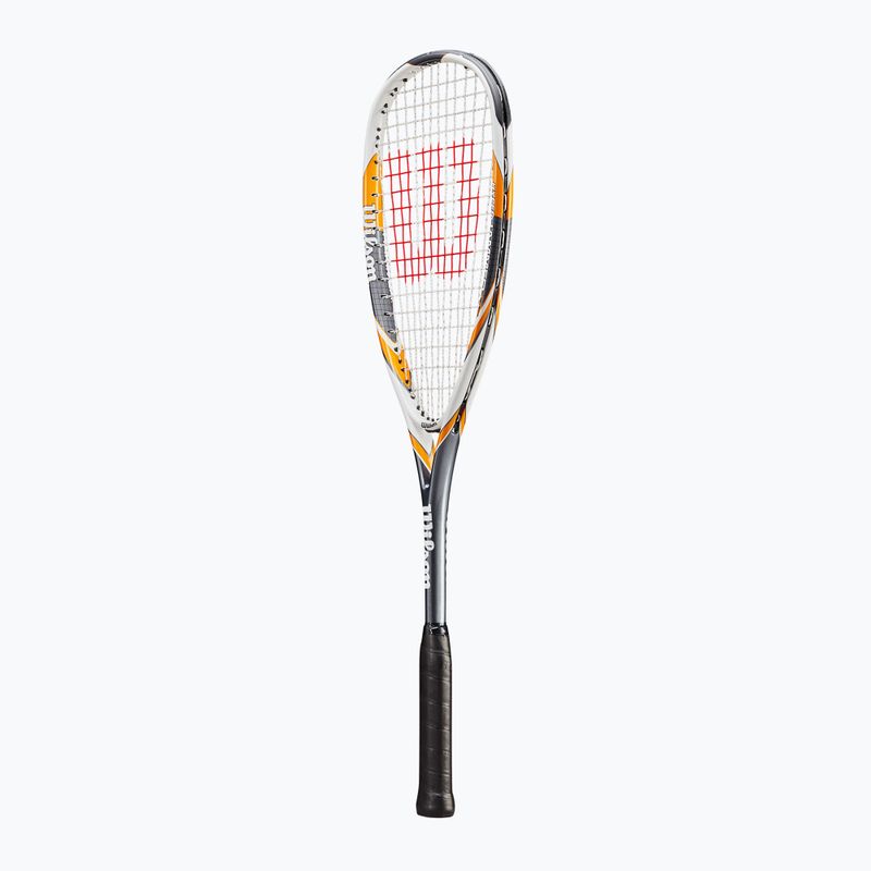 Wilson Hyper Hammer 145 orange/grey squash racket 8