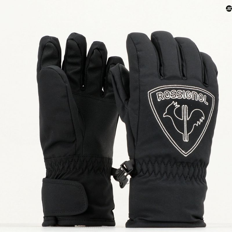 Rossignol Jr Rooster G children's ski glove black 6