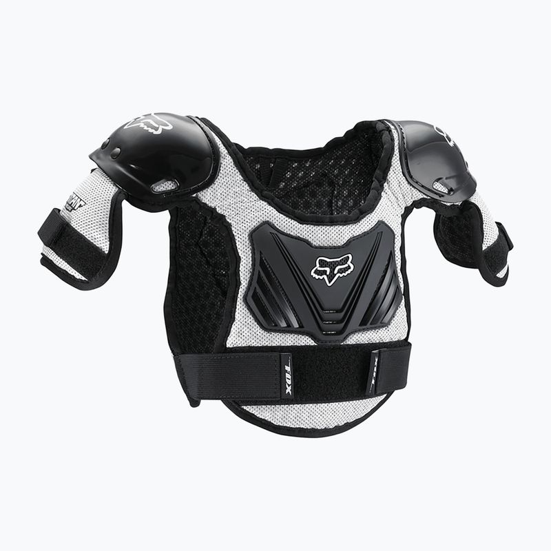 Fox Racing Peewee Titan Roost Deflector Jr black/silver children's bike buffer