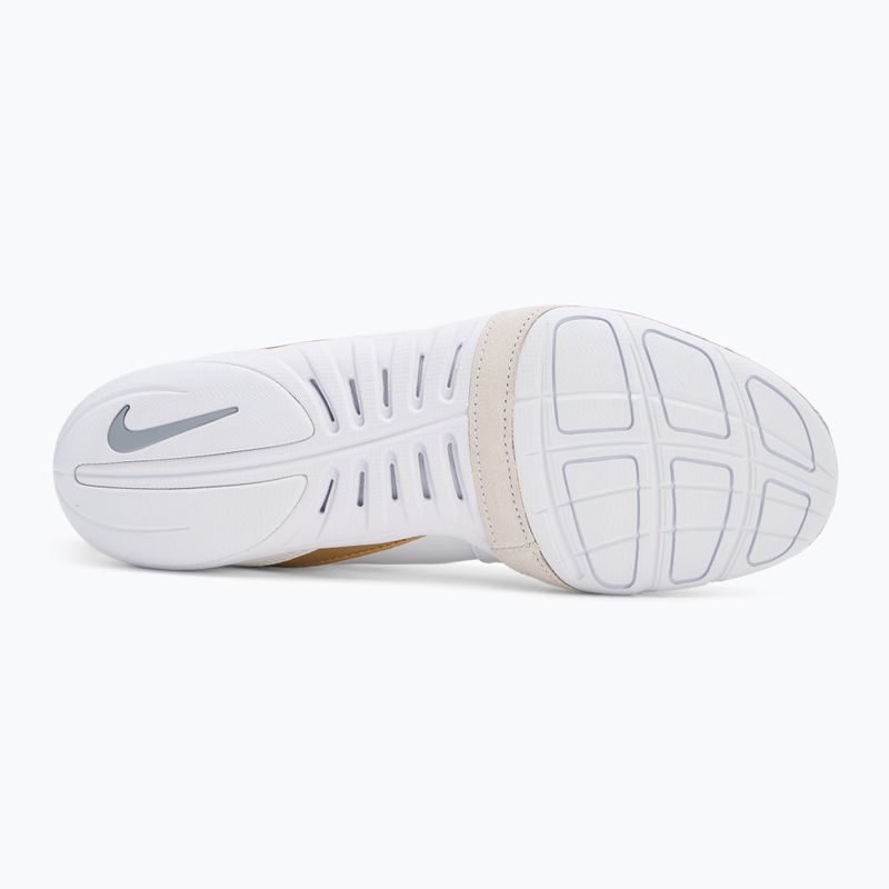 Boxing shoes Nike Freek white/metallic gold/cool grey 4