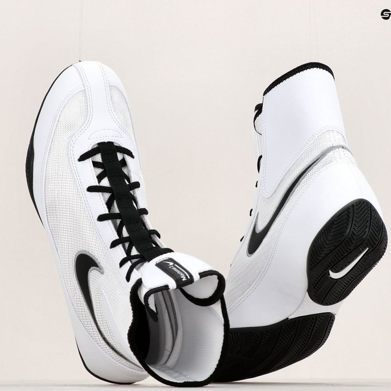Nike Machomai 2 SE white/black/wolf grey boxing shoes 8