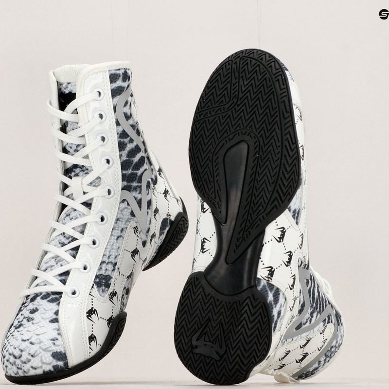 Venum Snake white boxing shoes 8