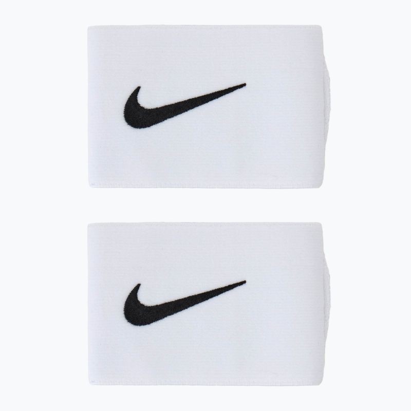 Nike Guard Stay 2 shin guard armbands white/black 2