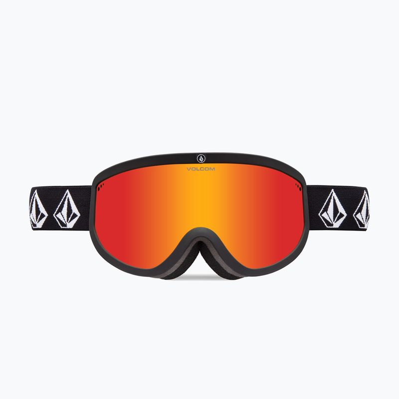 Volcom Footprints ski goggles matte black stone/red chrome/yellow 2