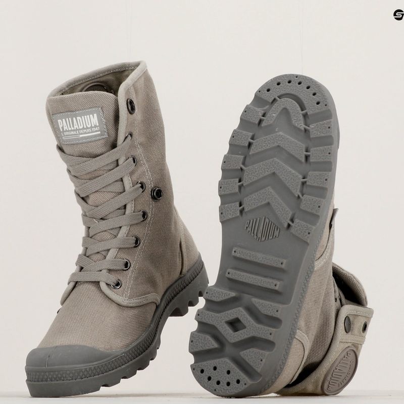 Women's Palladium Baggy titanium/high rise shoes 9