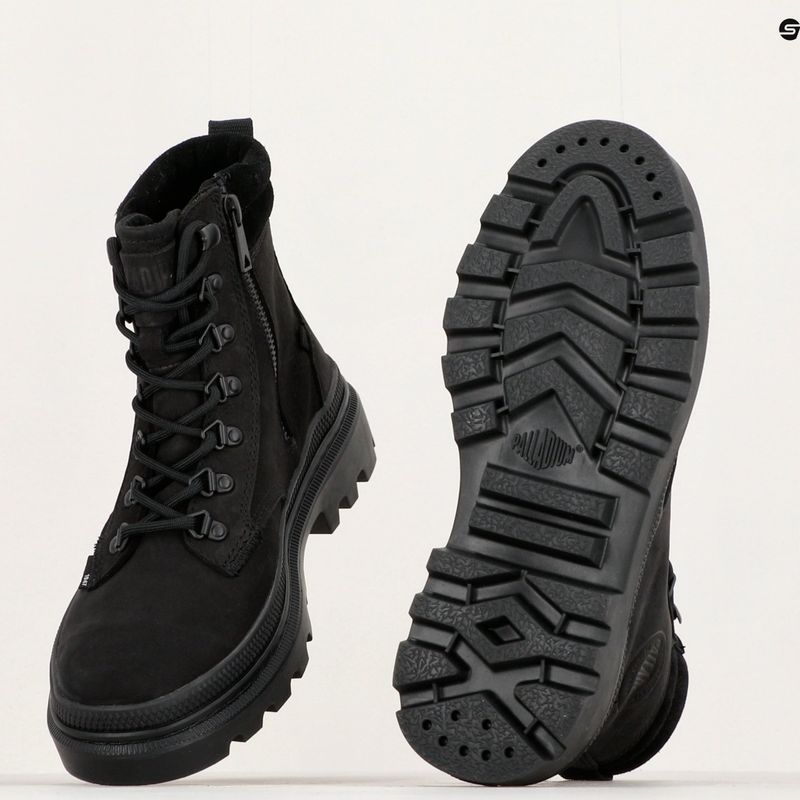 Women's Palladium Pallatrooper HKR NBK black/black shoes 15