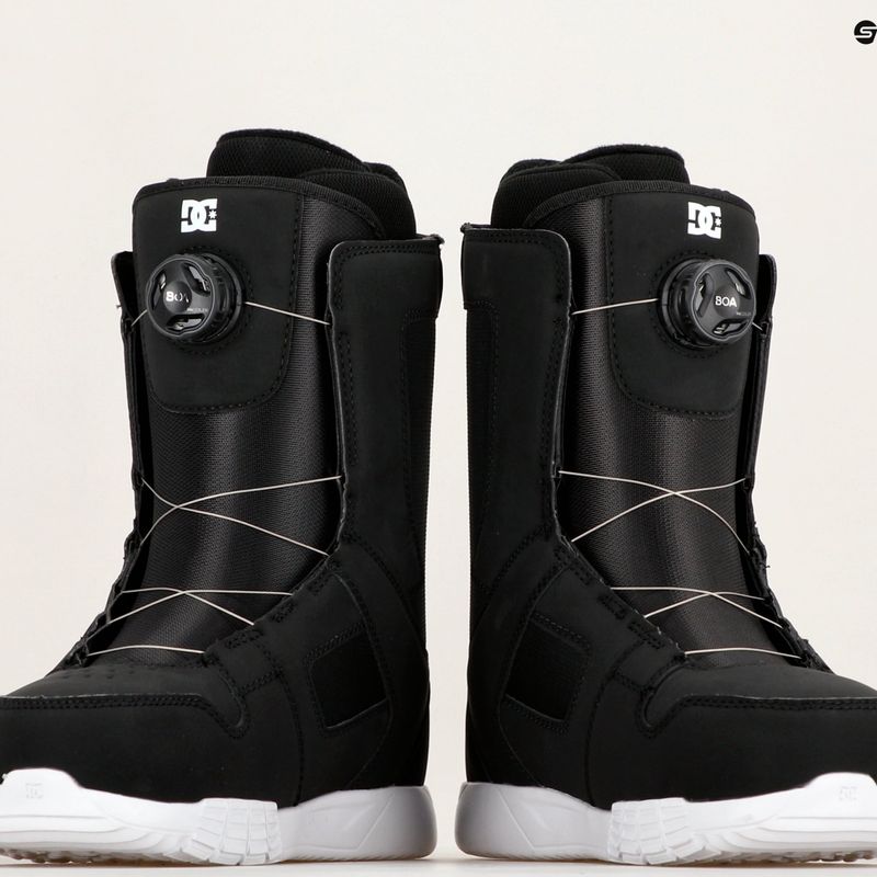 Women's snowboard boots DC Phase Boa black/white 9