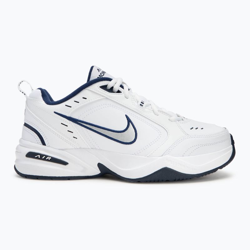 Men's training shoes Nike Air Monarch IV white / metallic silver 2