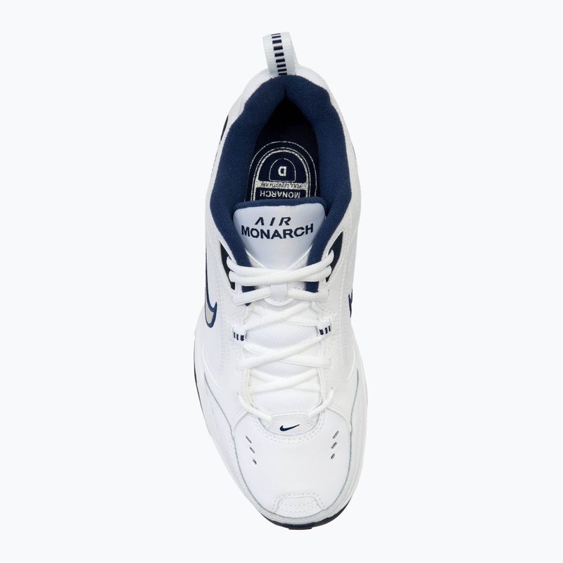 Men's training shoes Nike Air Monarch IV white / metallic silver 5