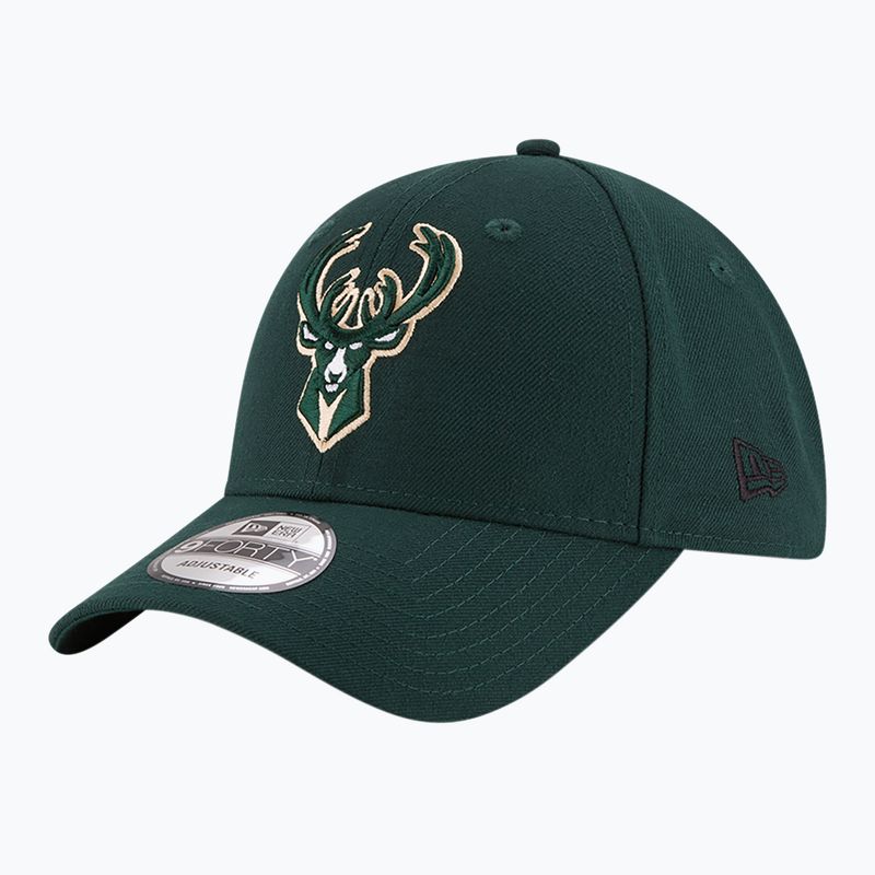 New Era NBA The League Milwaukee Bucks cap dark green 3