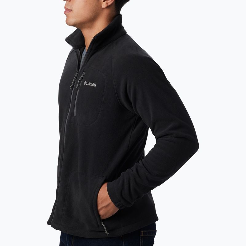 Columbia Fast Trek II FZ men's fleece sweatshirt black 1420421 2
