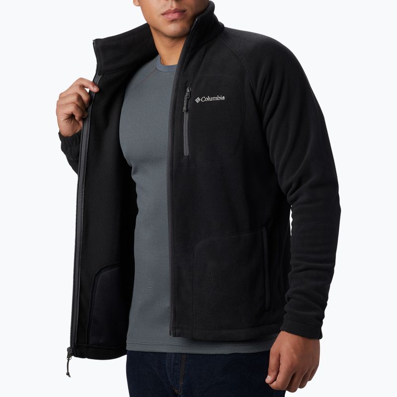 Columbia Fast Trek II FZ men's fleece sweatshirt black 1420421 5