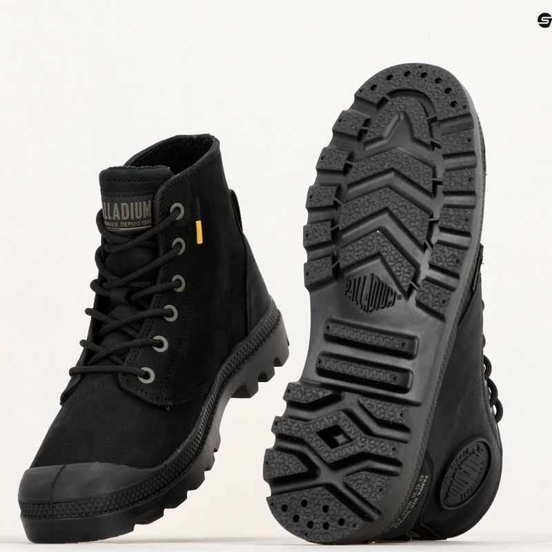 Palladium Pampa HI Supply LTH black/black shoes 14