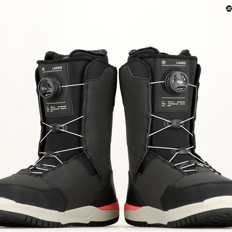 Men's snowboard boots RIDE Lasso pink 13