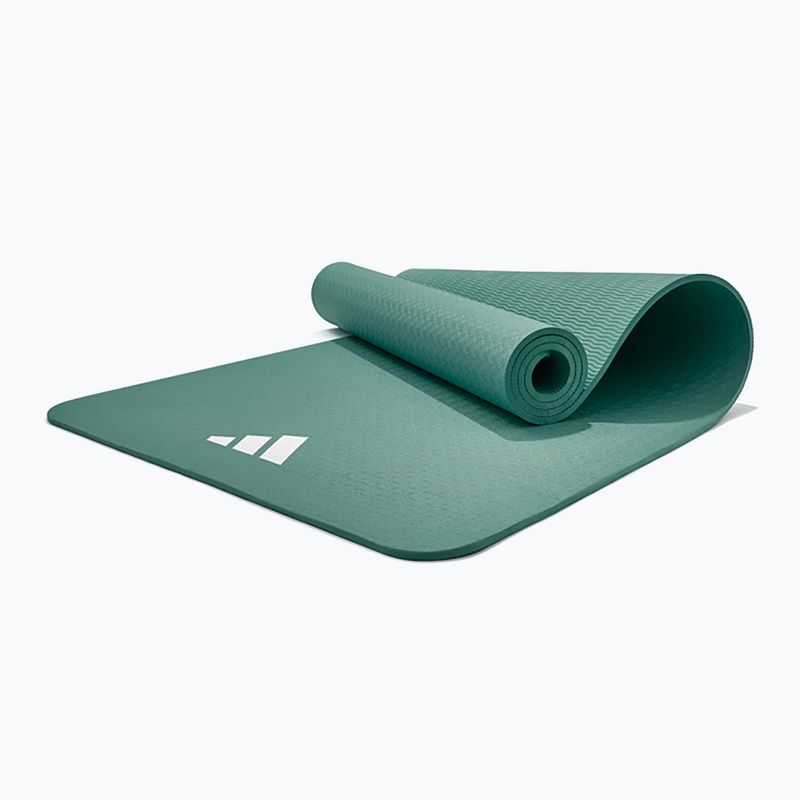 Fitness mat adidas Yoga 8 mm raw green 5