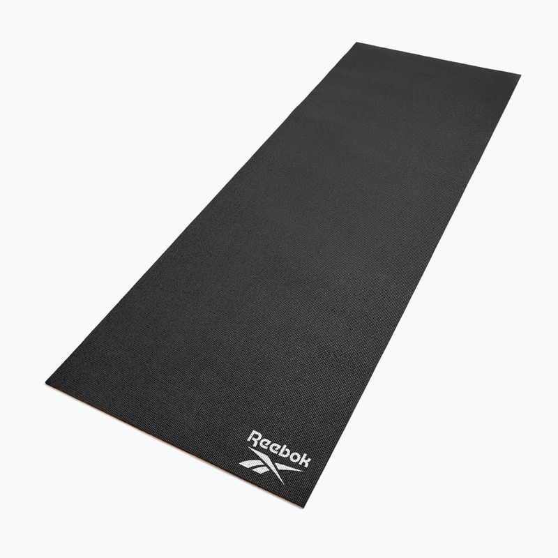 Yoga mat Reebok RAYG-11060BKDD black/orange
