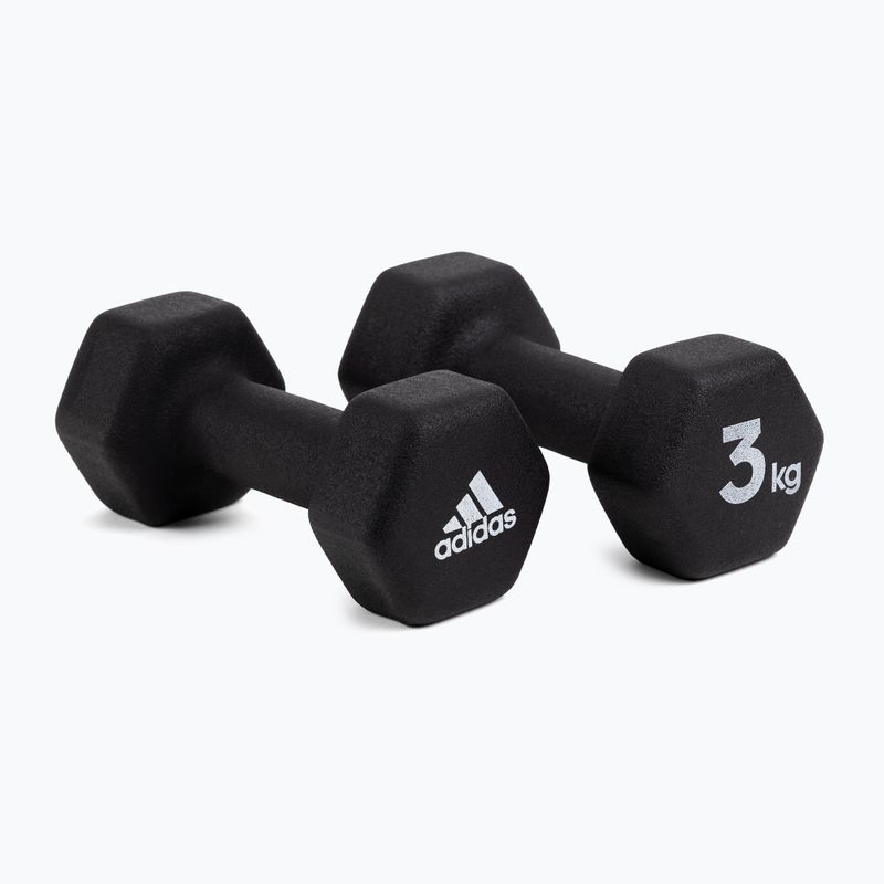 adidas dumbbells 2x3 Kg black ADWT-10003