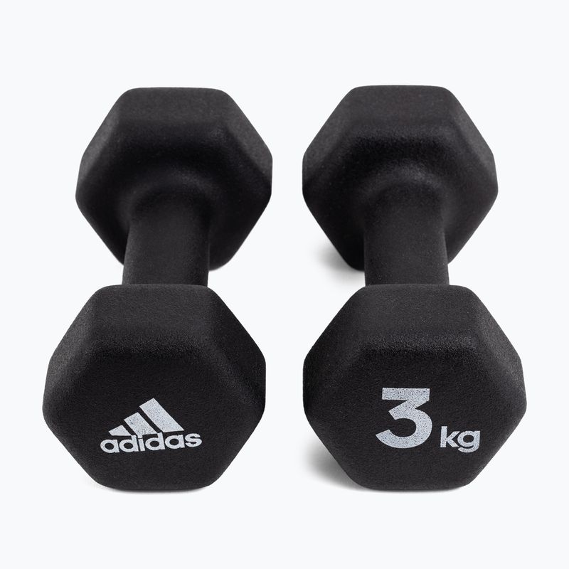 adidas dumbbells 2x3 Kg black ADWT-10003 3