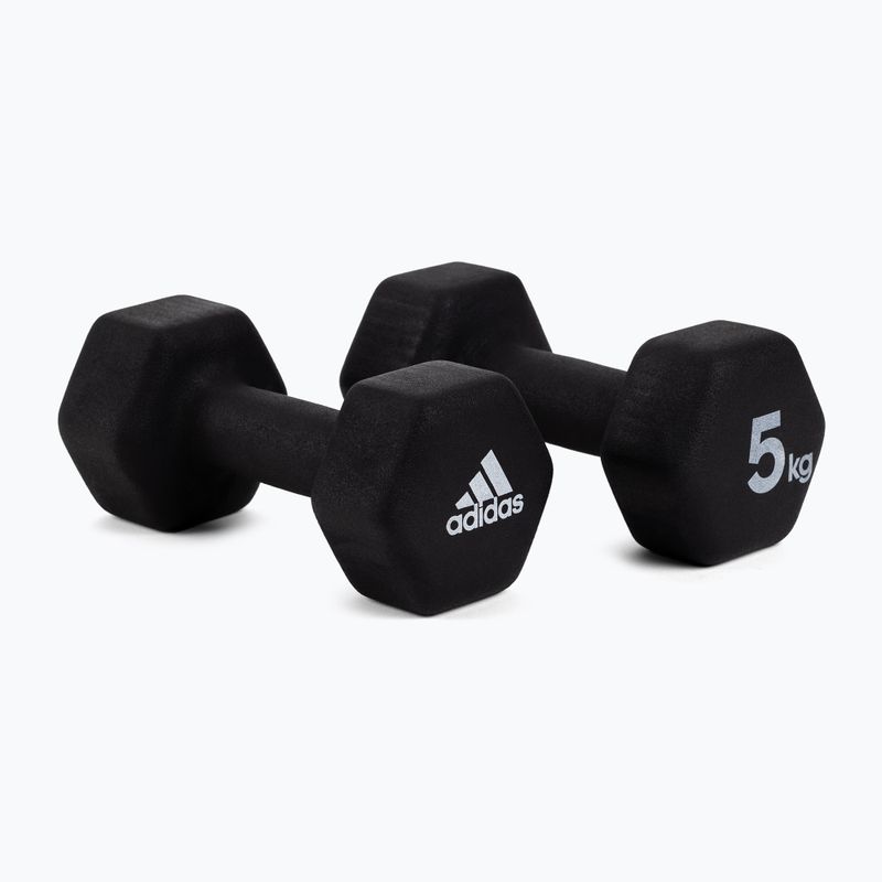 adidas dumbbells 2x5kg black ADWT-10005