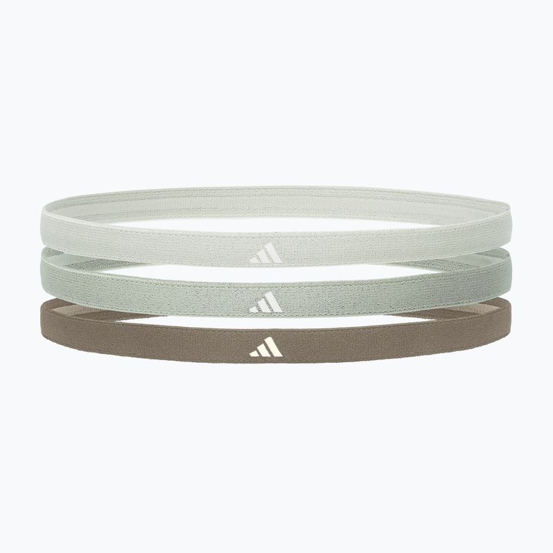 adidas Hairbands 3pcs linen green/silver green/olive headband
