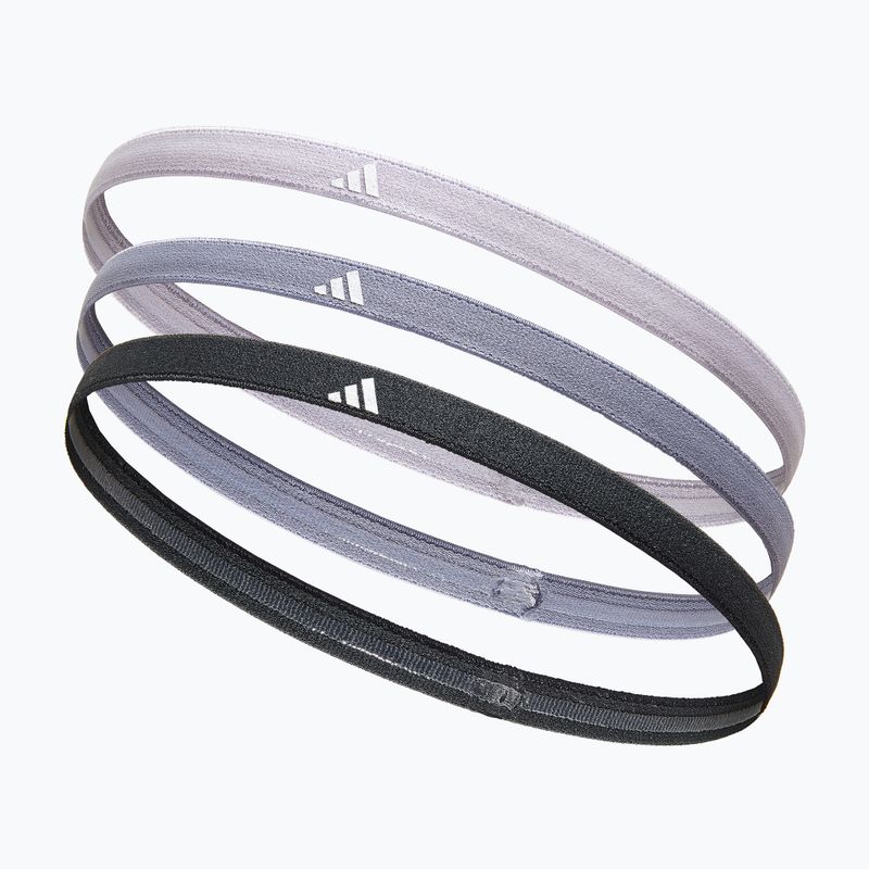 Adidas Hairbands 3pc silver dawn/violet/legend ink headband 2