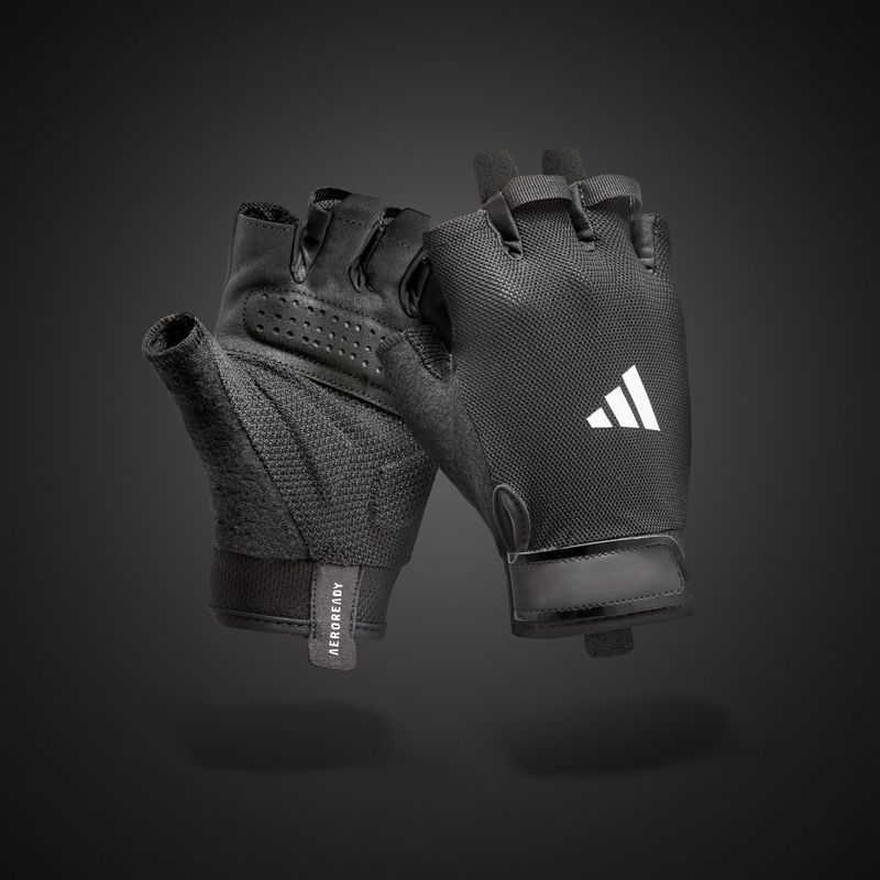 Training gloves adidas Essential Training black/ white 8