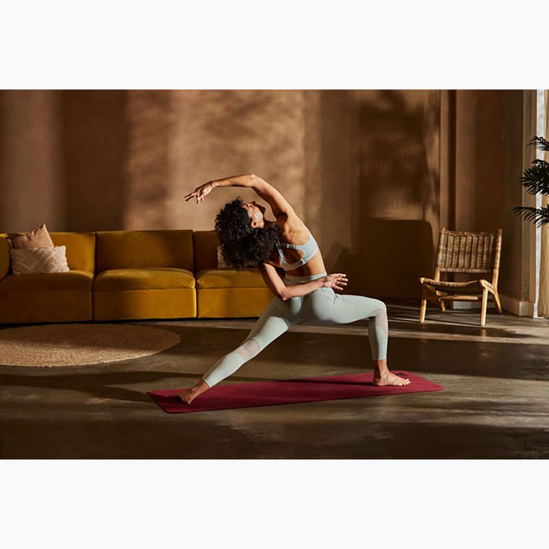 Fitness mat adidas Yoga 4 mm collegiate burgundy 12