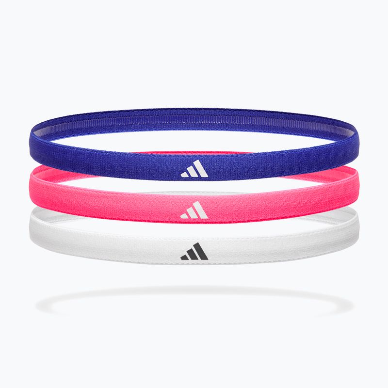 Headbands adidas Hairbands 3 pack lucid blue/lucid pink/white