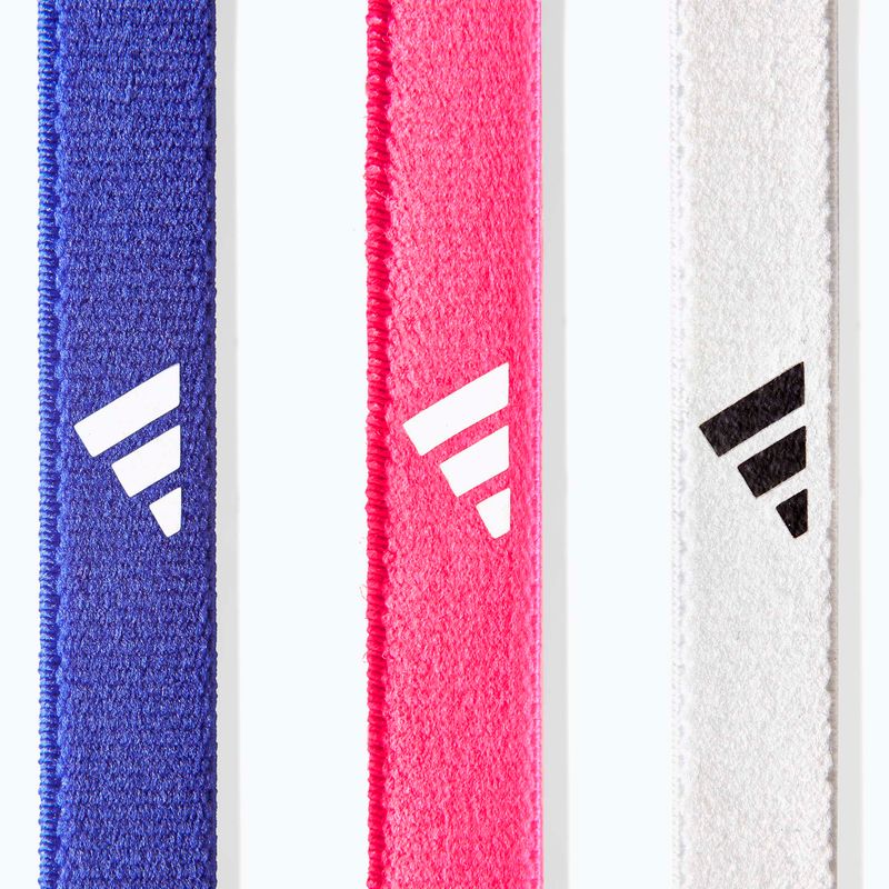 Headbands adidas Hairbands 3 pack lucid blue/lucid pink/white 3