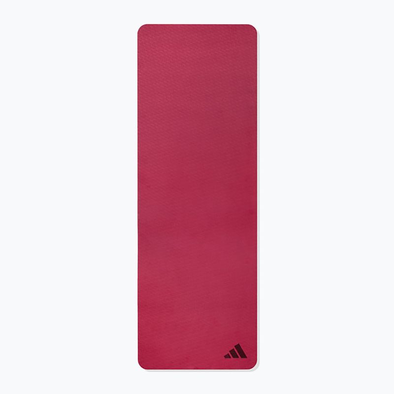 Fitness mat adidas Yoga 6 mm collegiate burgundy 2
