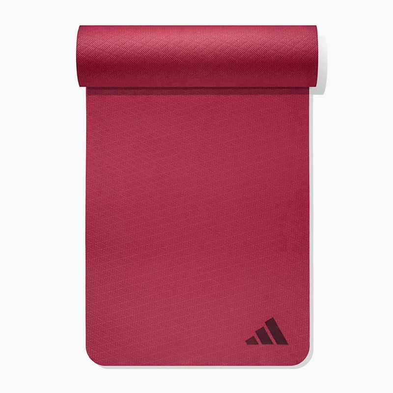 Fitness mat adidas Yoga 6 mm collegiate burgundy 3