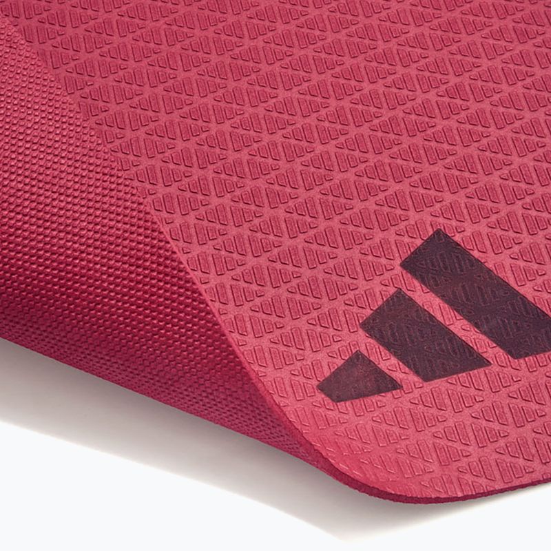 Fitness mat adidas Yoga 6 mm collegiate burgundy 5