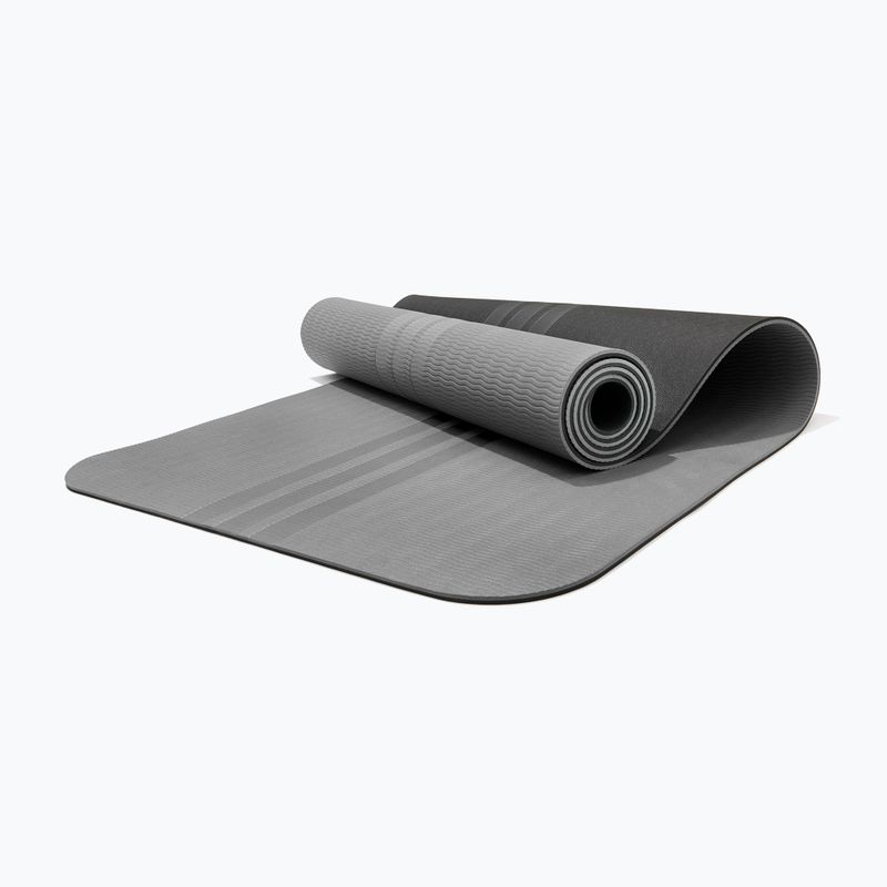 Yoga mat adidas Double Sided Yoga grey 6