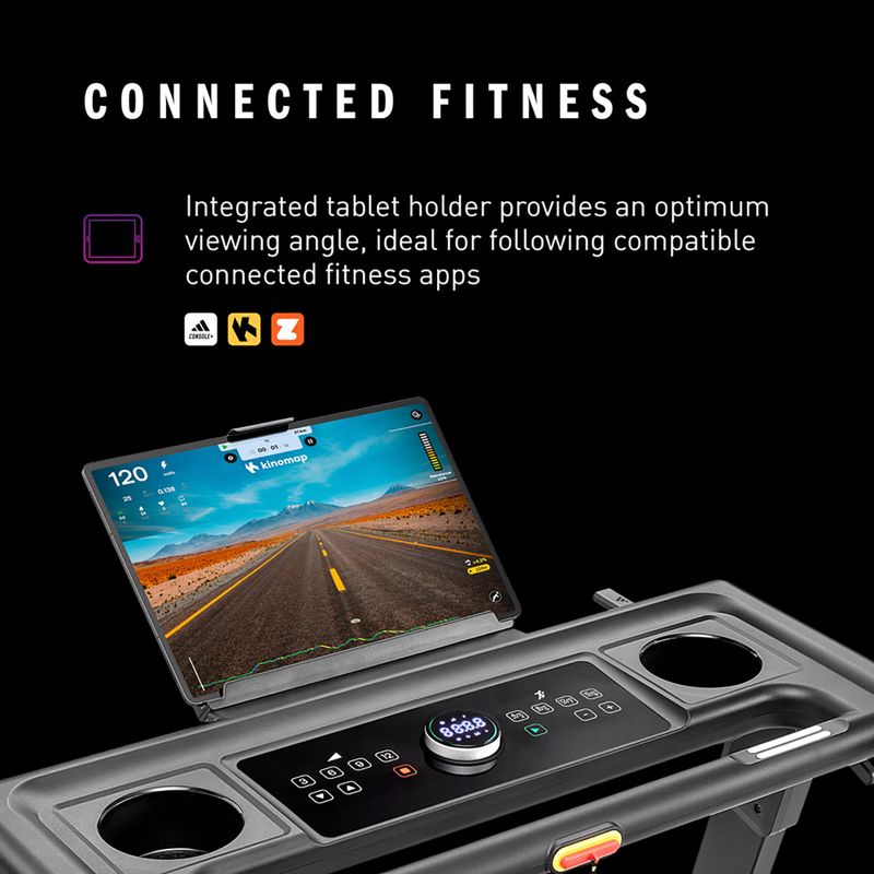 Electric treadmill adidas T-1 Folding Treadmill black 17